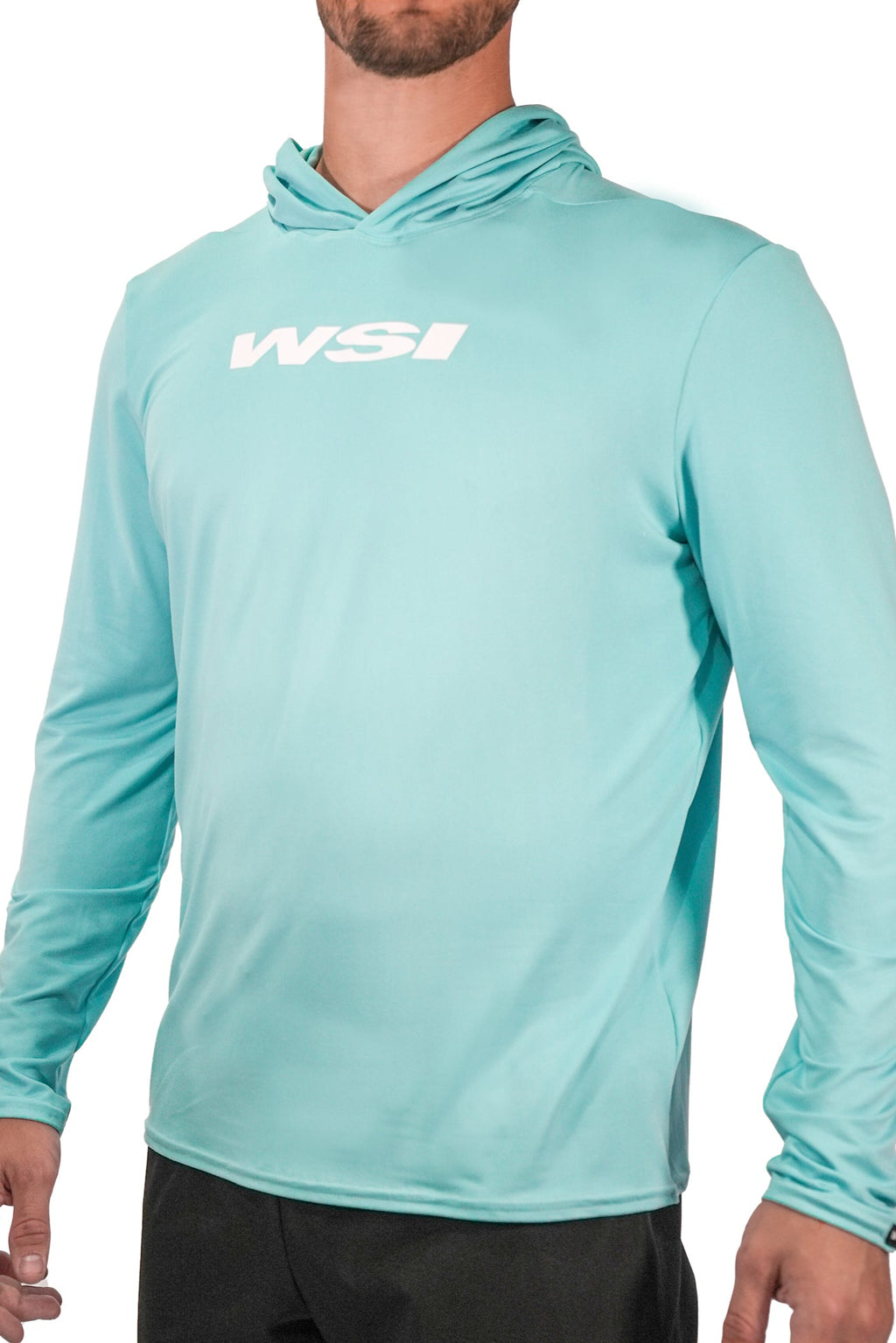 WSI Sports Softtech Hoodie Aqua