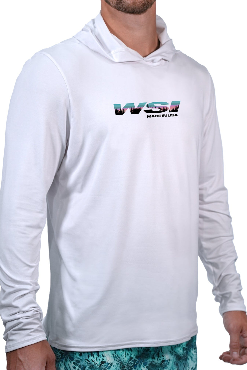WSI Sports Softtech Hoodie White