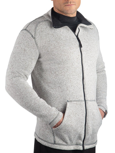 Knit HEATR® Long Sleeve Full Zip Cold Weather Gear WSI Sportswear 