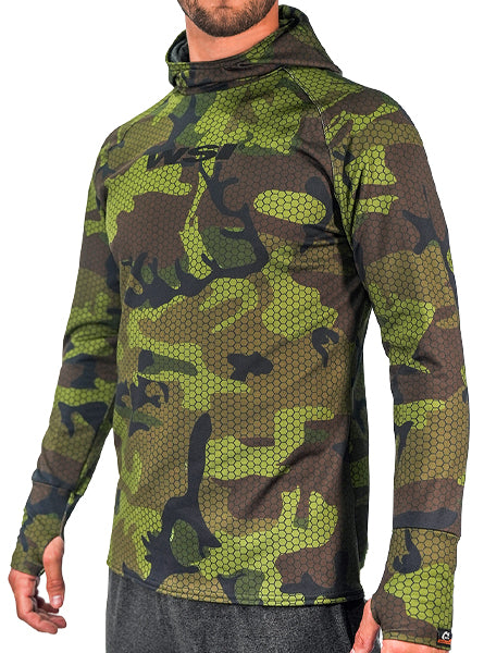 Camo ProWikmax™ Built In  HEATR® Hooded Shirt