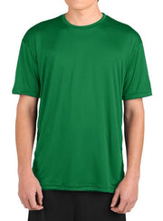 Microtech™ Loose Fit Short Sleeve Shirt Men's Performance Gear WSI Sports S KELLY GREEN 