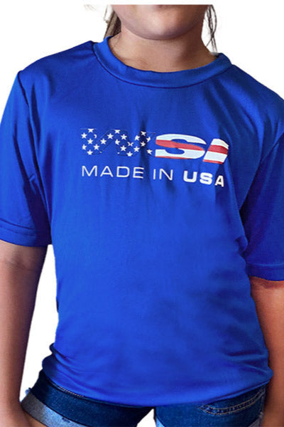 Kids Blue T-shirt with patriotic logo