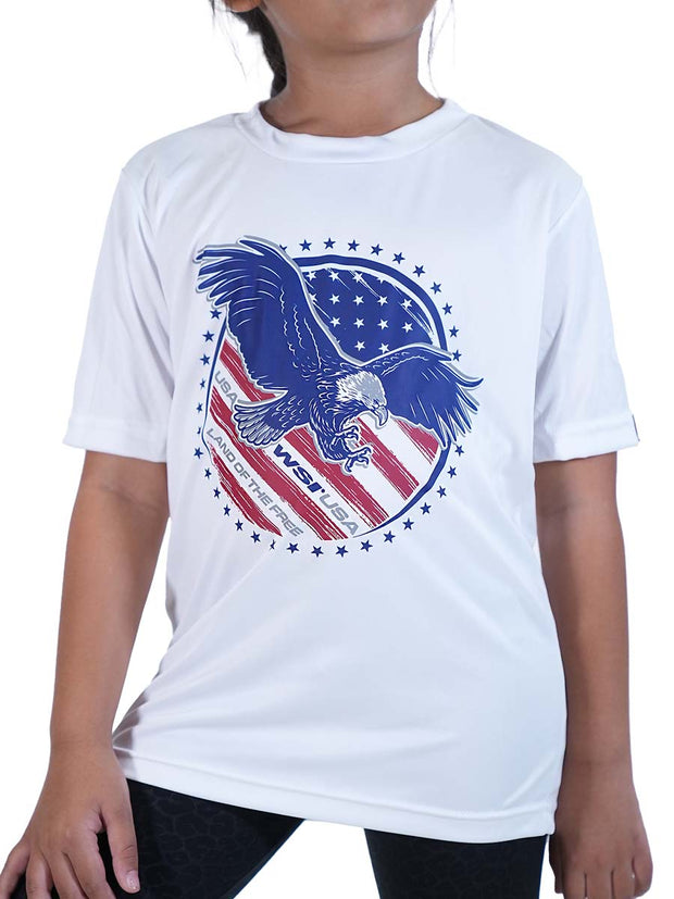 Youth Land of the Free Microtech™ Shirt