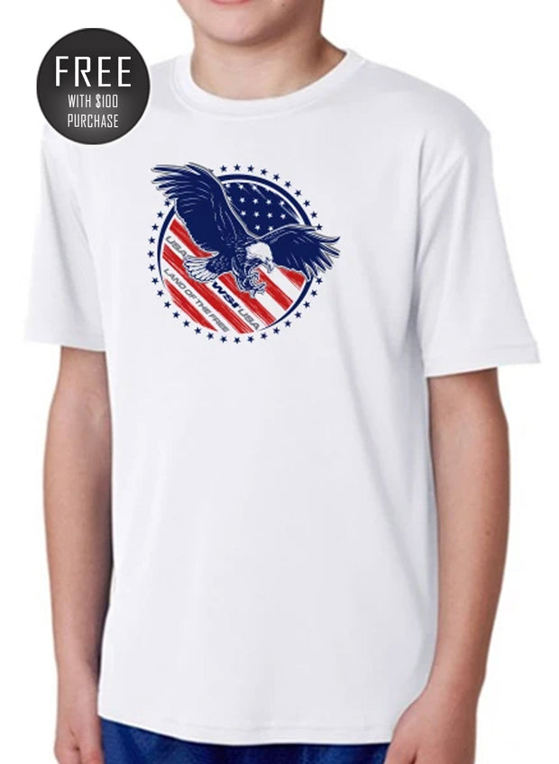 Youth Land of the Free Microtech™ Shirt