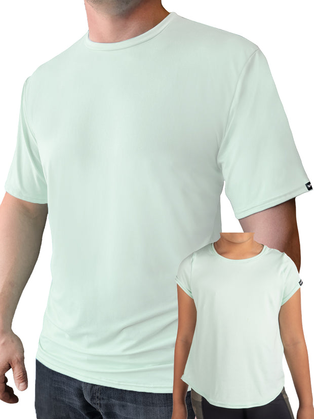 DADDY AND DAUGHTER MINT SoftTECH™ Short Sleeve Tee