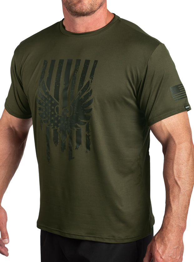 Olive Flag SoftTECH™ Athletic Fit Tee