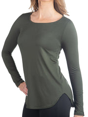 Women's Olive SoftTECH™ Long Sleeve Women's Performance Gear WSI Sportswear 