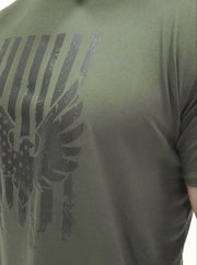 Olive Flag SoftTECH™ Athletic Fit Tee