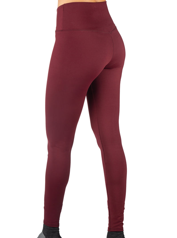 Eluxia Fit Gym wear Leggings Ankle Length Free Size Workout Trousers |  Stretchable Striped Jeggings | High Waist Sports Fitness Yoga Track Pants  for Girls & Women (Pack of 1-Free Size 28-36 Inch Maroon)