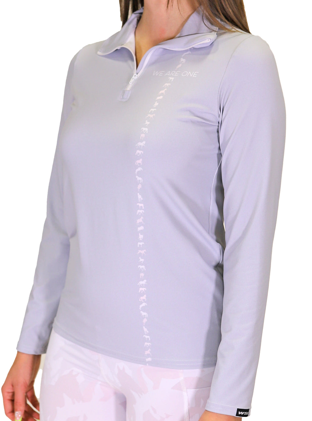 MAYA GREY 1/4 ZIP LONGSLEEVE