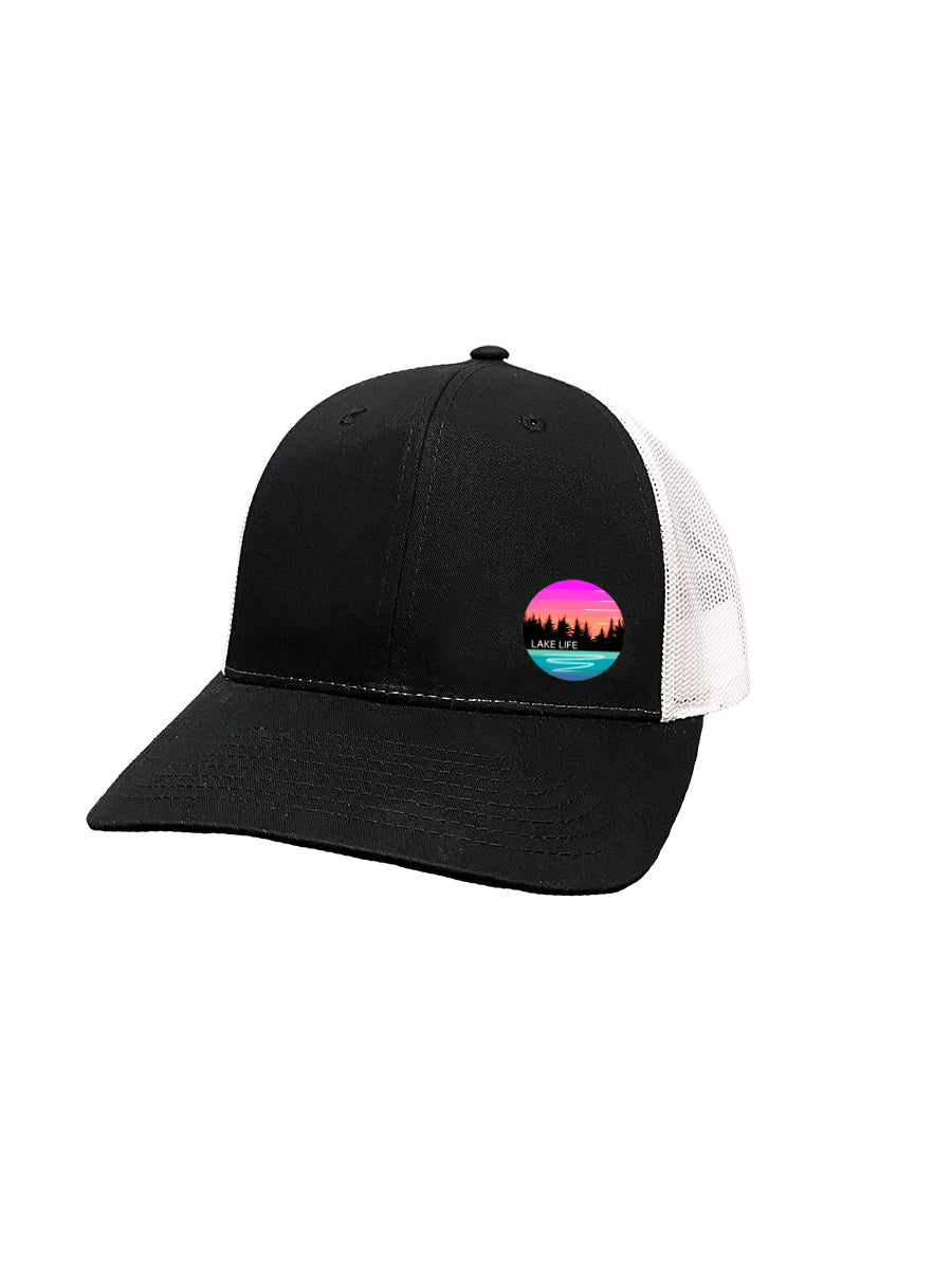 Original Trucker Hat Black/White Lake Life