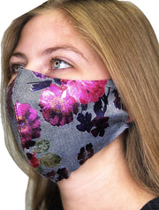 Contoured Protective Mask - Bohemian Denim WSI Sportswear 