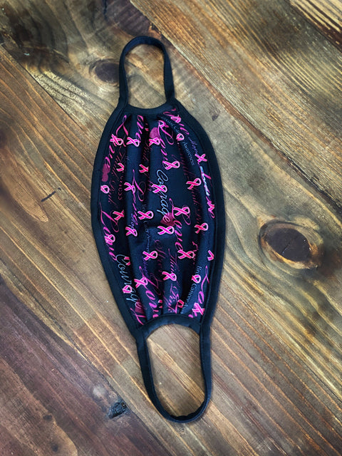 Think Pink Breast Cancer Mask NewArrivals WSI Sportswear 