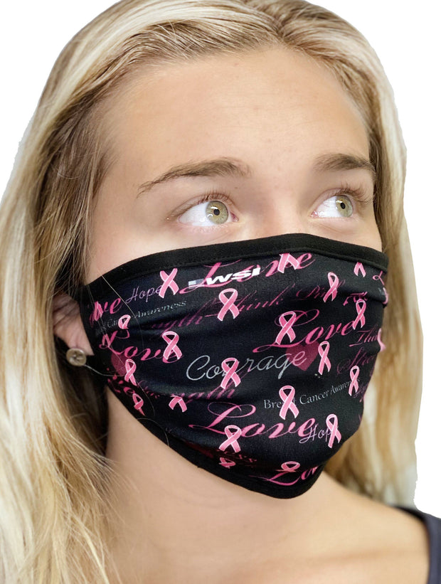 Think Pink Breast Cancer Mask NewArrivals WSI Sportswear 